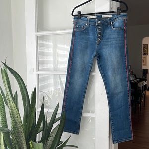 Anthropology relaxed straight jeans